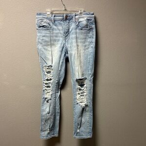 Buckle Black Ankle Jeans